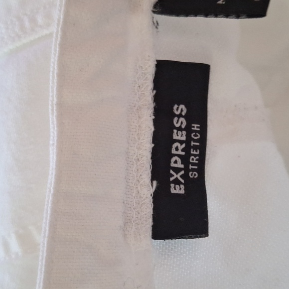 Express Stretch Cropped Pants w/lace bottom Size 9/10 - Picture 8 of 9